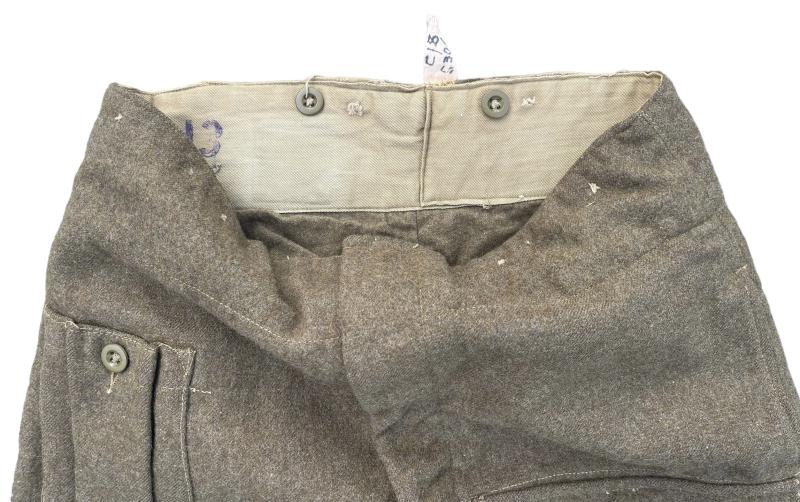 IMCS Militaria | British WW2 40 Patern Battle Dress Trousers