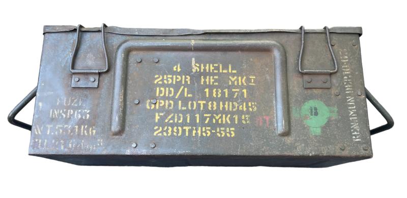 Canadian WW2 steel made 25 Ponder Grenade case