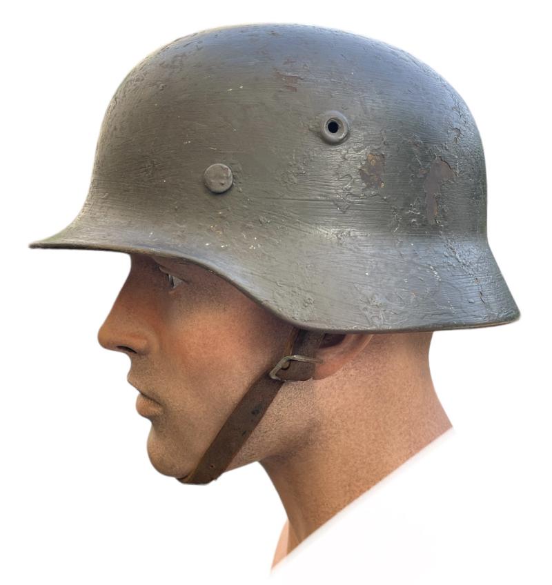 Wehrmacht M40 rough structure camo paint Helmet