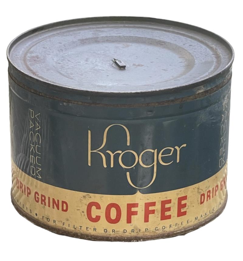 US WW2 era Coffee Can (Kroger Coffee)