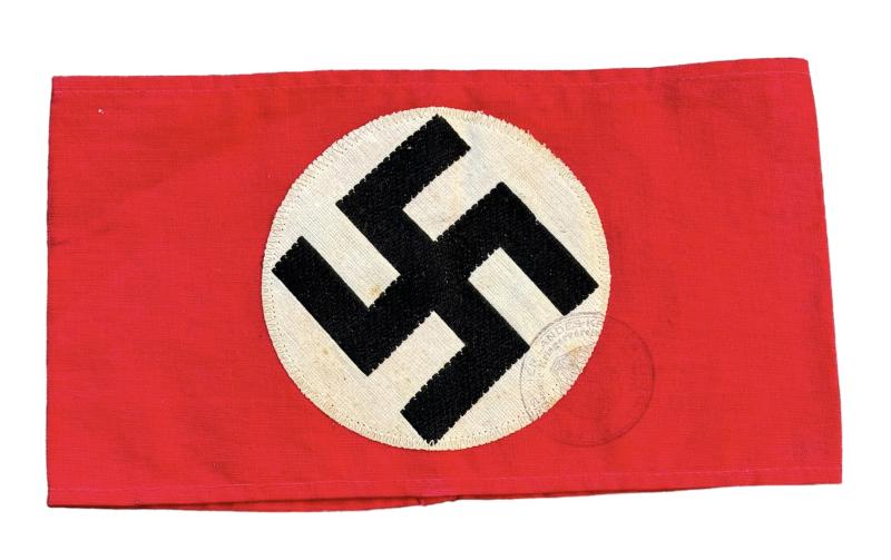 SA/NSDAP Armband with district Stamp