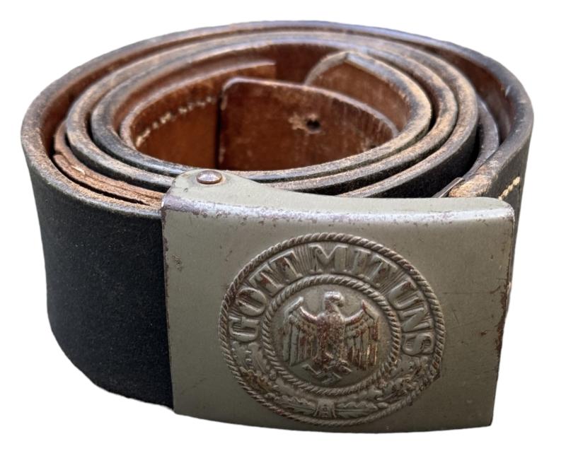 Wehrmacht Combat Belt with steel Belt Buckle