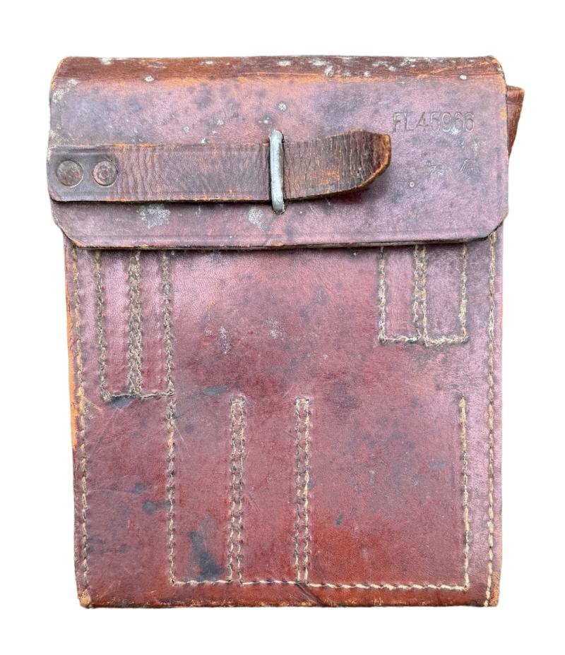 Luftwaffe Brown Leather MG15 Pouch