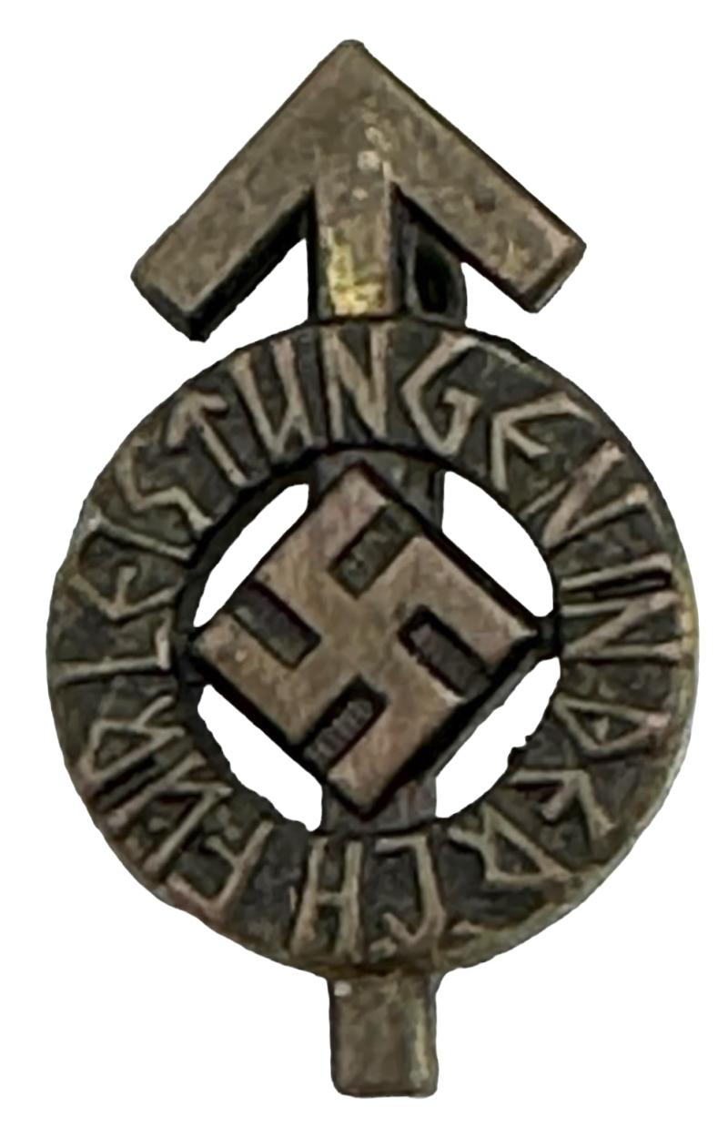 Hitler-Jugend Leistungs Badge Miniature in Bronze