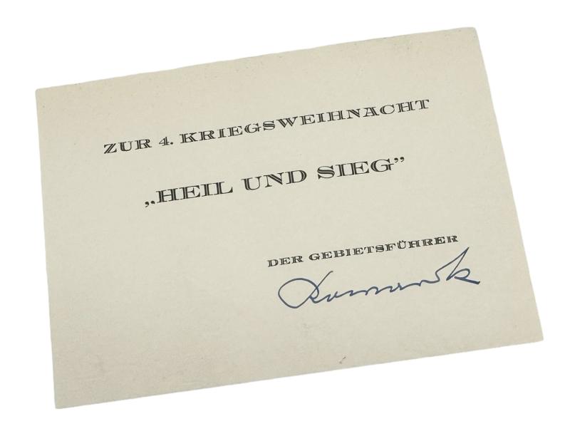 Hitler-Jugend Christmas Card