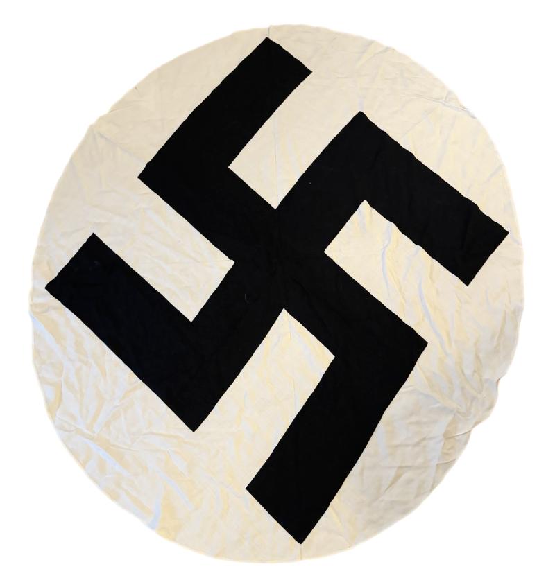 Circle with Swastika from a big German Flag