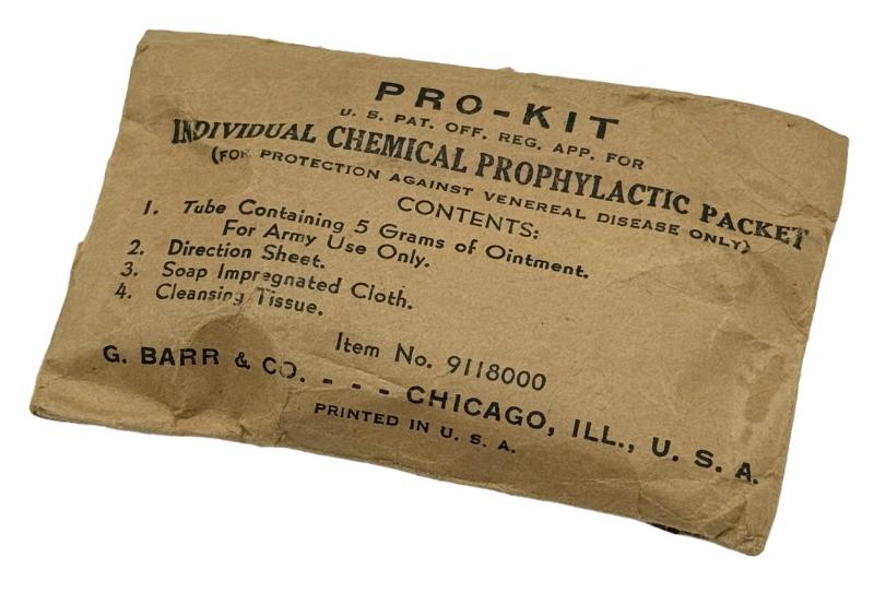 US WW2 Anti Gas Ointment kit