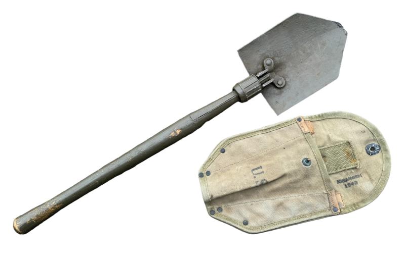 US WW2 Folding Shovel In early Cover