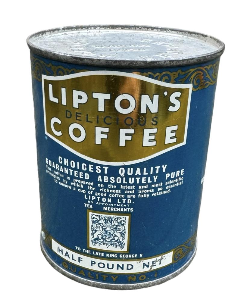 British WW2 Lipton’s metal Coffee Can