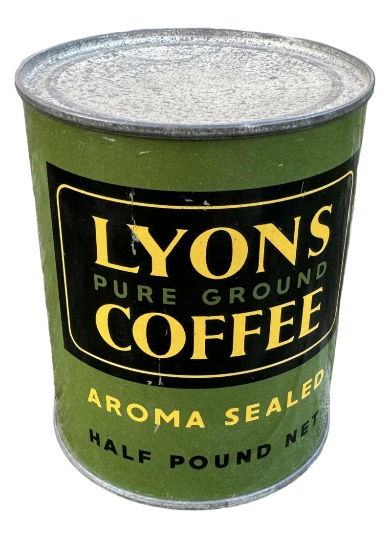 British WW2 Lyons Coffee Can