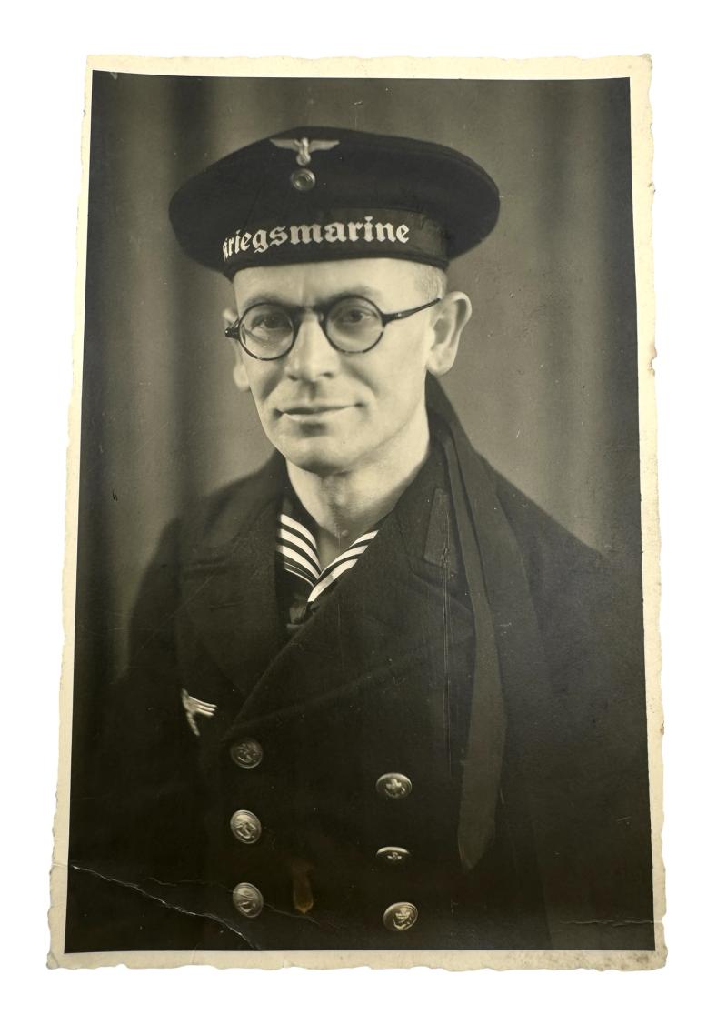 Postcard Photograph Kriegsmarine Salor