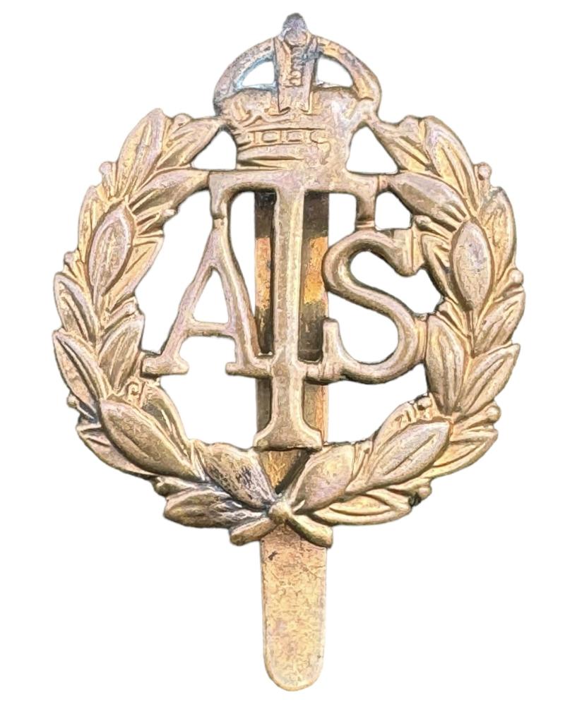 British WW2 ATS Cap Badge