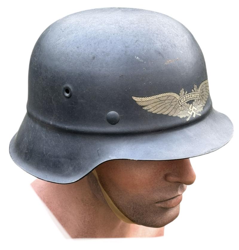 M42 SD Beanded Luftschutz Helmet