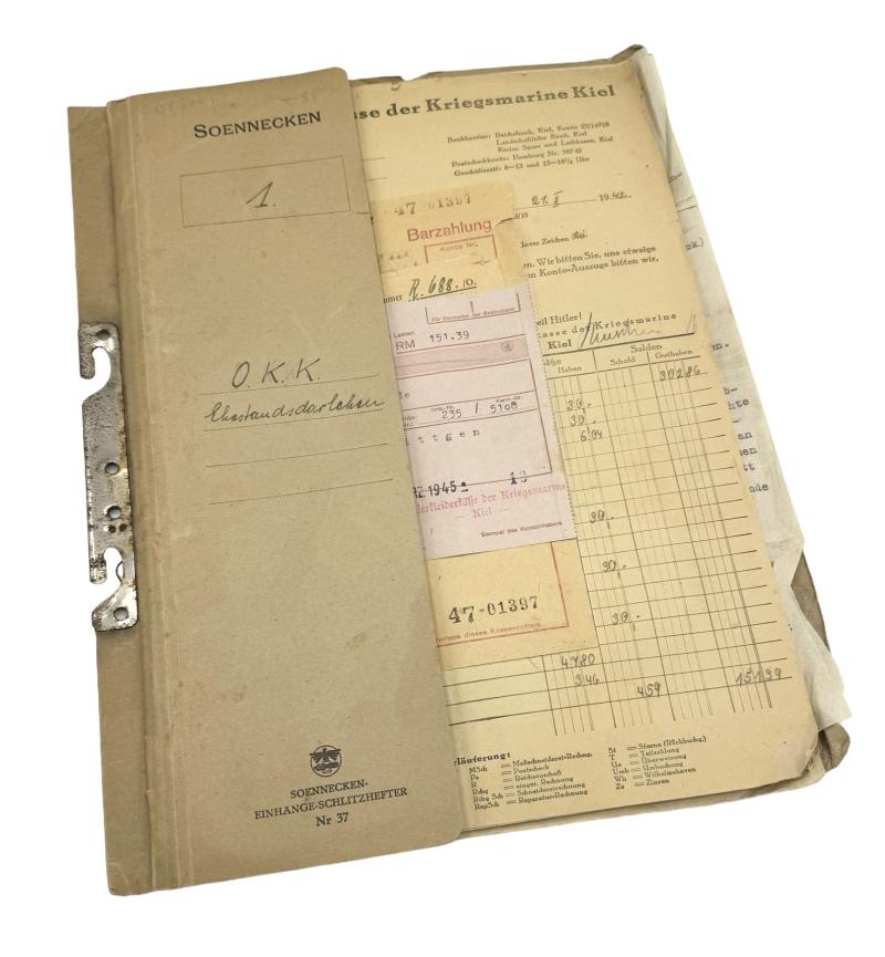 Kriegsmarine NCO Cloting File