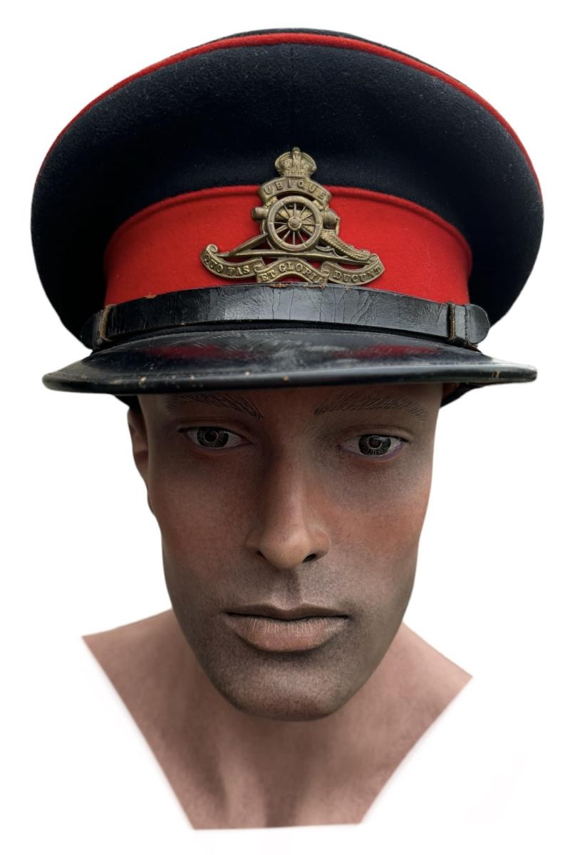 British WW2 Artillery Officers Visor Cap