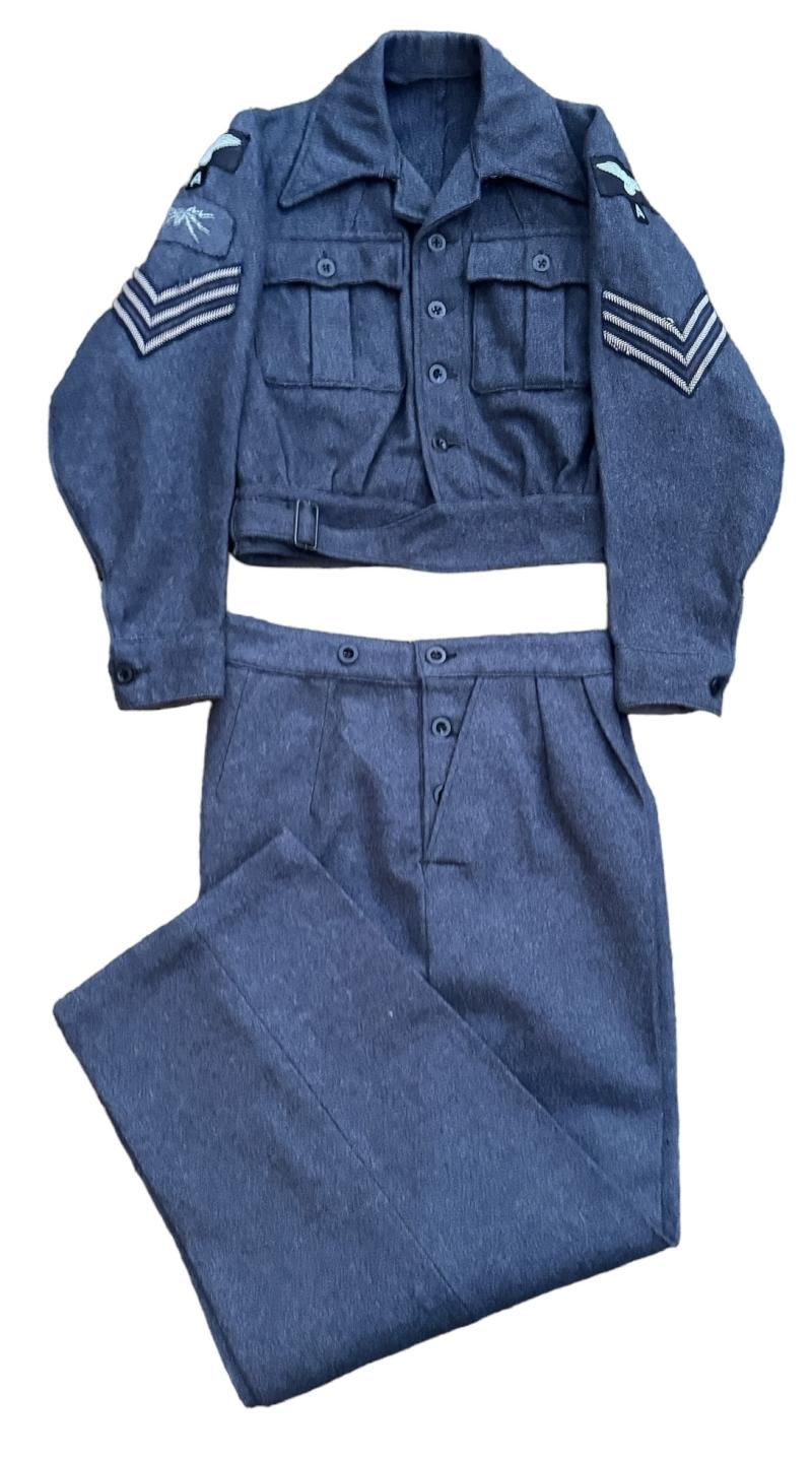 British WW2 Women's Auxiliary Air Force (WAAF). Tunic & Trousers