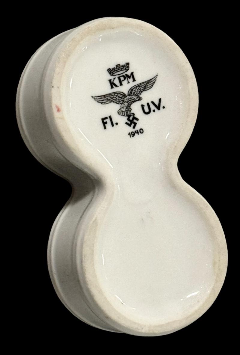 Luftwaffe Porcelain Messhall Salt & Peper Dish