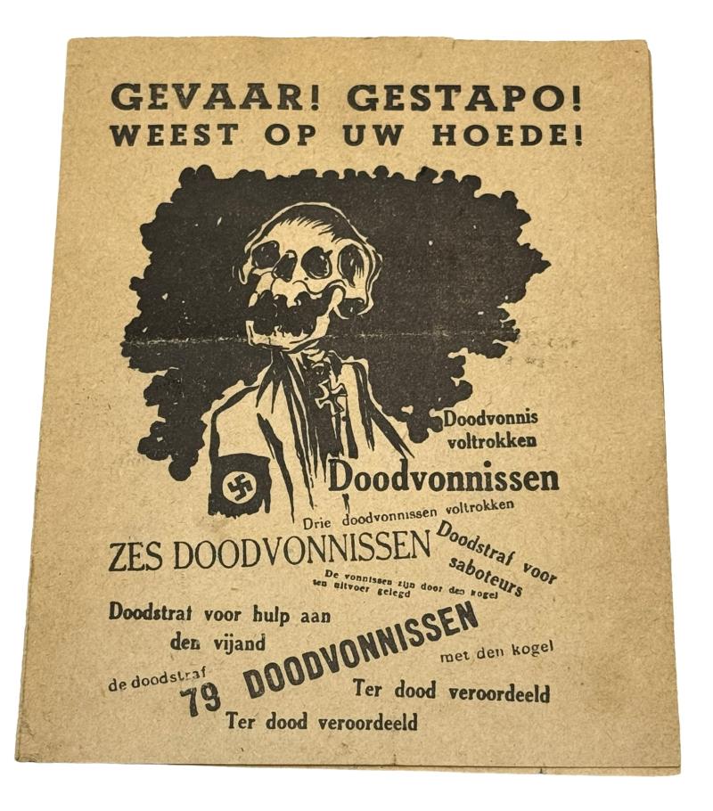 Dutch illegal Press anti German Flyer