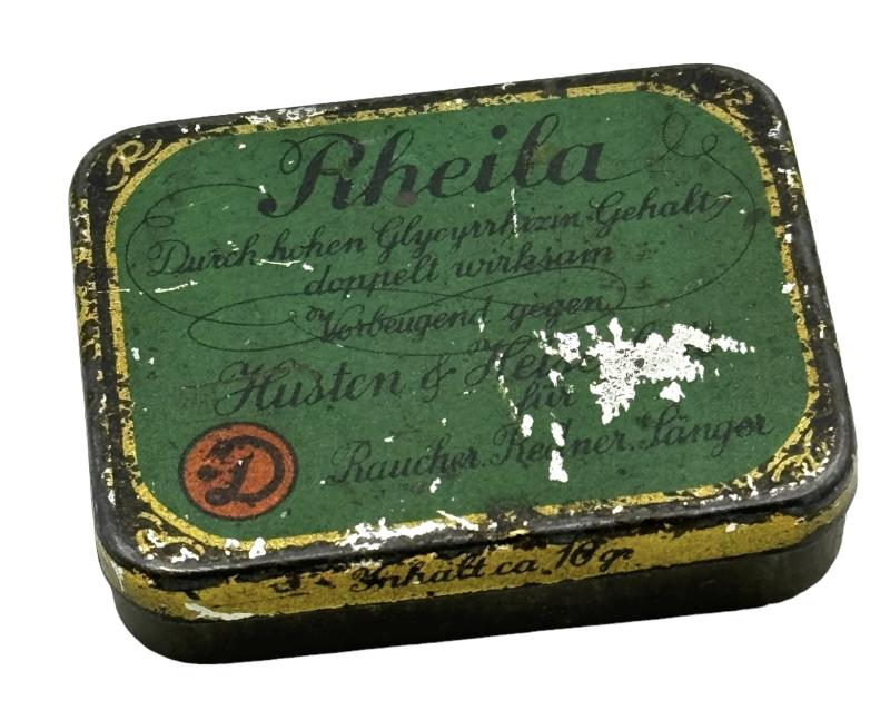 Wehrmacht era metal Cough Tablet Can