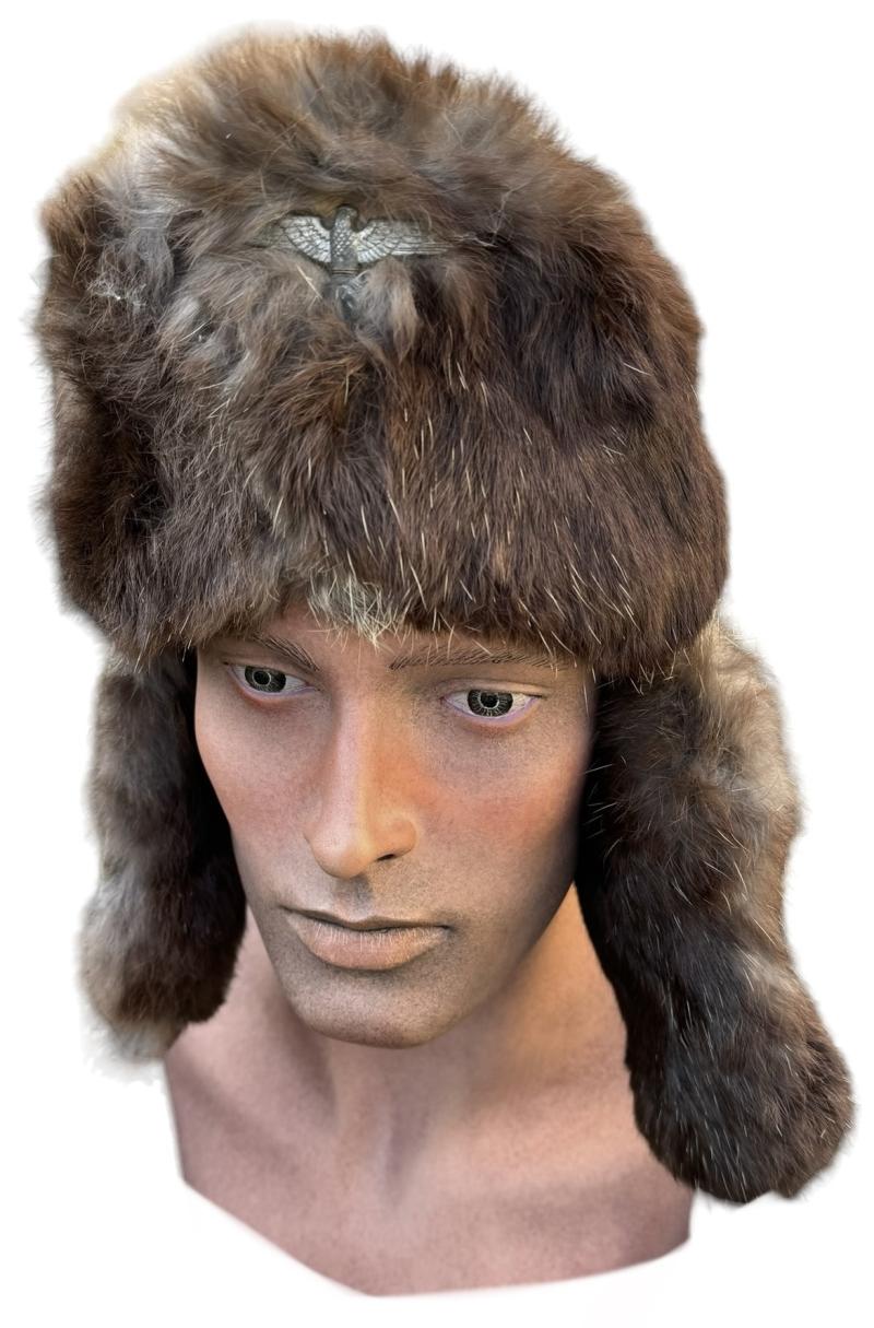 Wehrmacht Rabit Fur Winter Hat