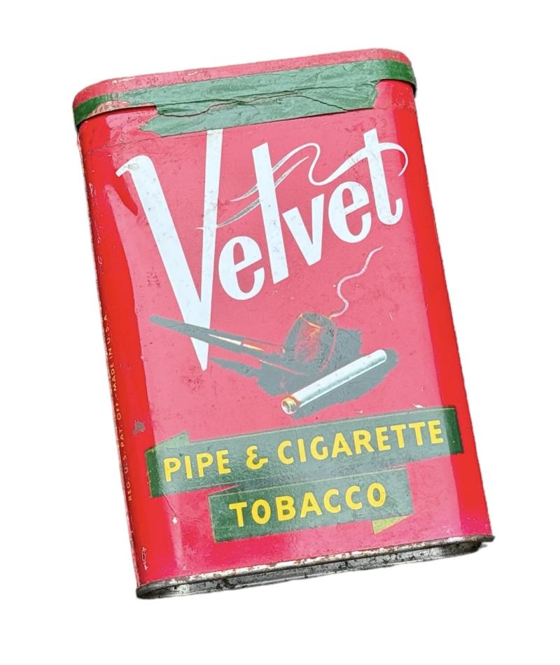 US WW2 era Tabaco Can Velvet Tabaco