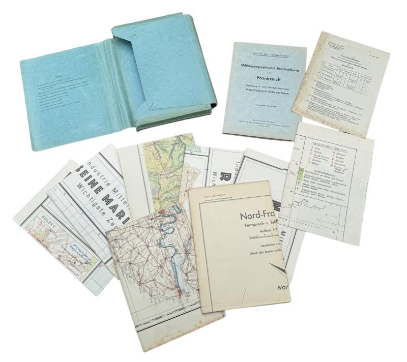 Wehrmacht Collection on Maps with Geographical information about French Industrial Area’s