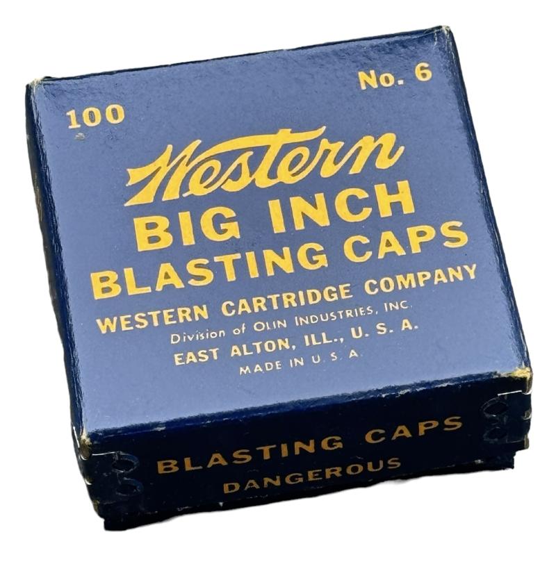 US WW2 era civil Blasting Caps Clipboard Box