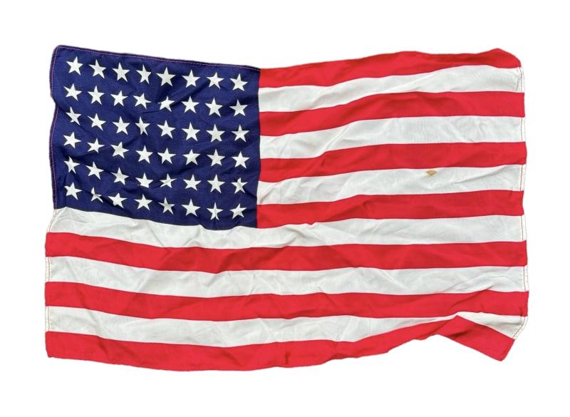 Silk US WW2 48 star Flag