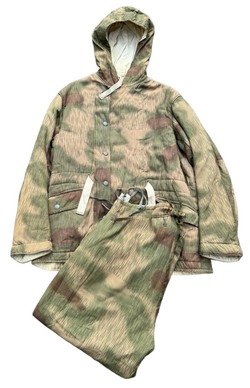 Wehrmacht reversable (water-tan) camo Parka & Trousers