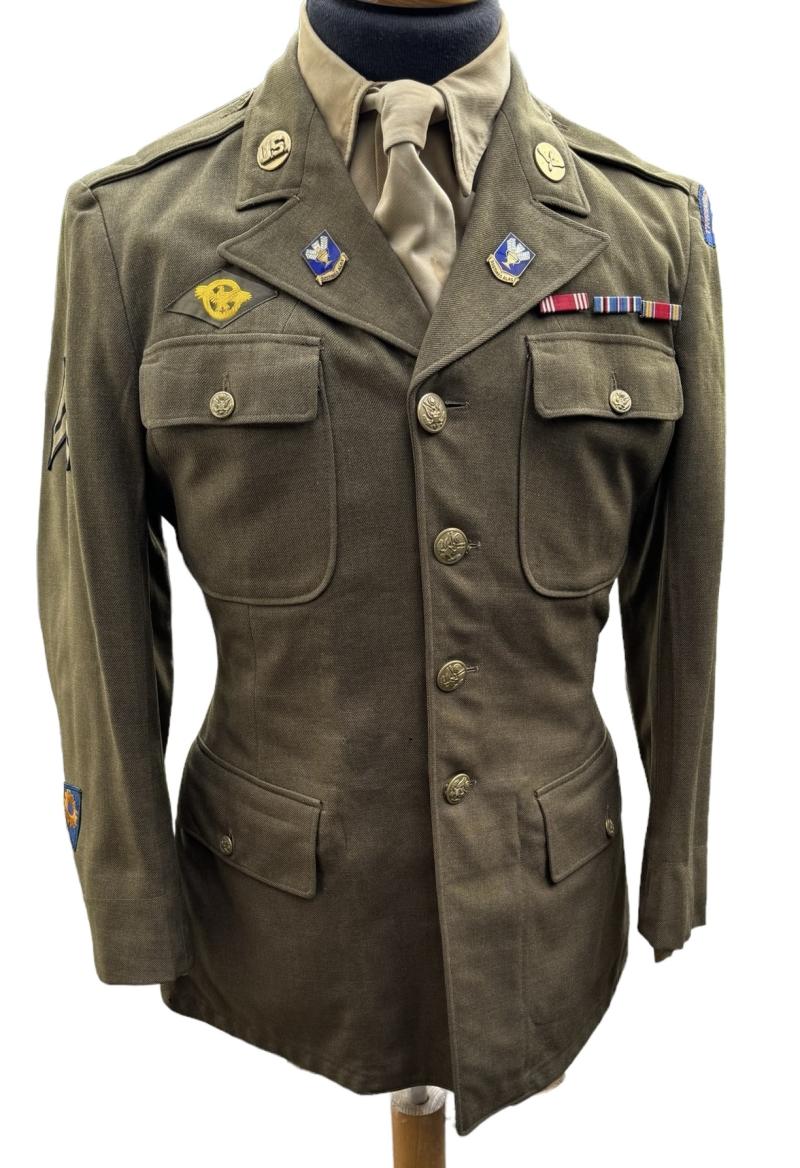 USAAF Class A Tunic with shirt, tie and trousers