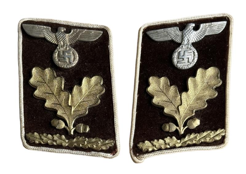 NSDAP Leader Collar Tabs OberBereichsLeiter)