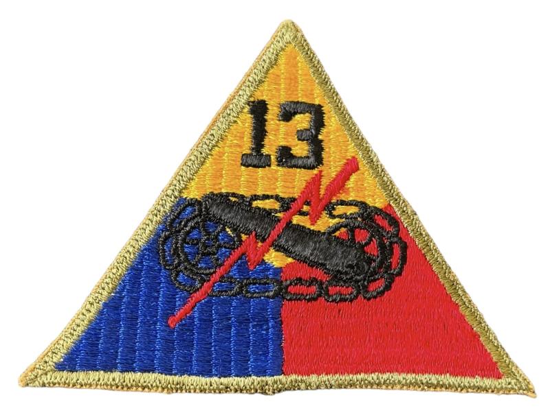 US WW2 13th Armoured Division Patch