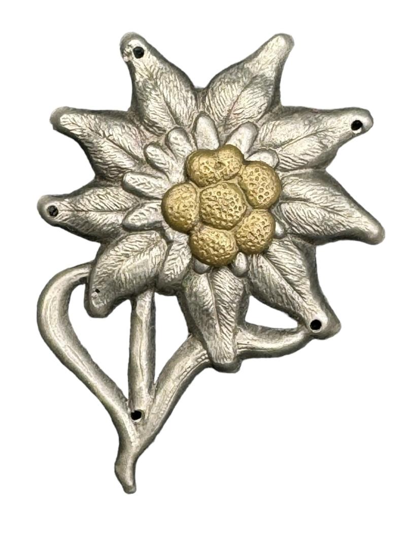 Wehrmacht Metal Cap Edelweiss