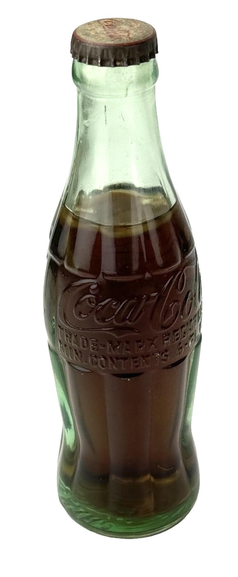 US WW2 Coca Cola Bottle (with content)