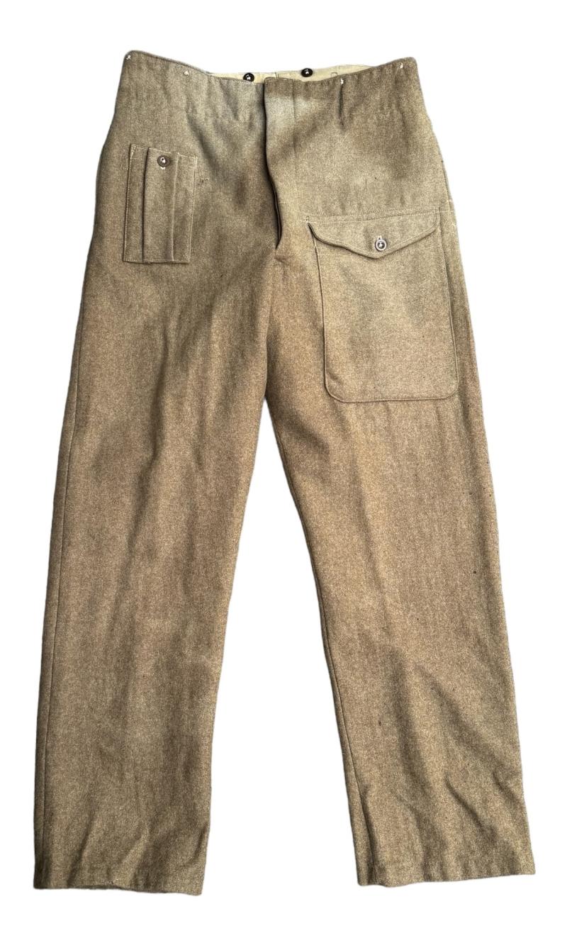 British WW2 P40 Battle Dress Trousers