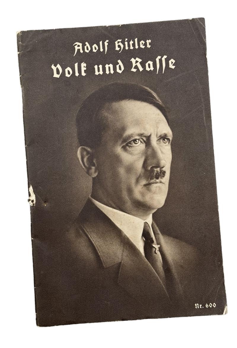 Adolf Hitler Booklet Volk und Rasse