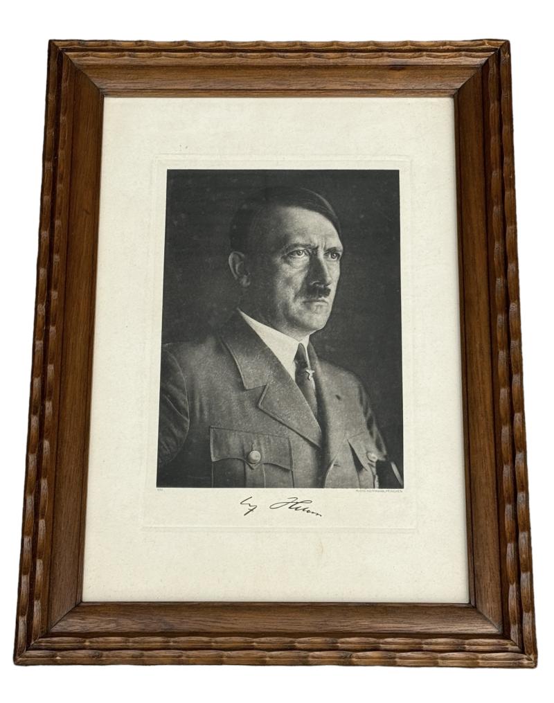 Adolf Hitler Portrait Photograph by Heinrich Hoffmann