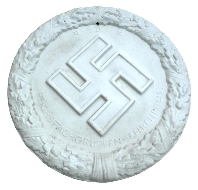 Third Reich Porcelain Plaque R.D.K. Ehrenpreis