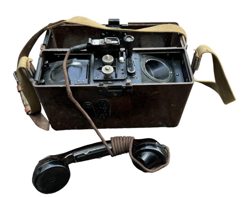 Wehrmacht FF33 Flieldphone with rare Webbing Strap