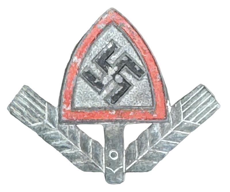 RAD metal Cap Badge