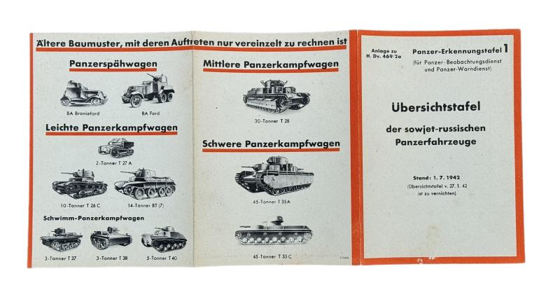 Wehrmacht Panzer-Erkennungstafel 1
