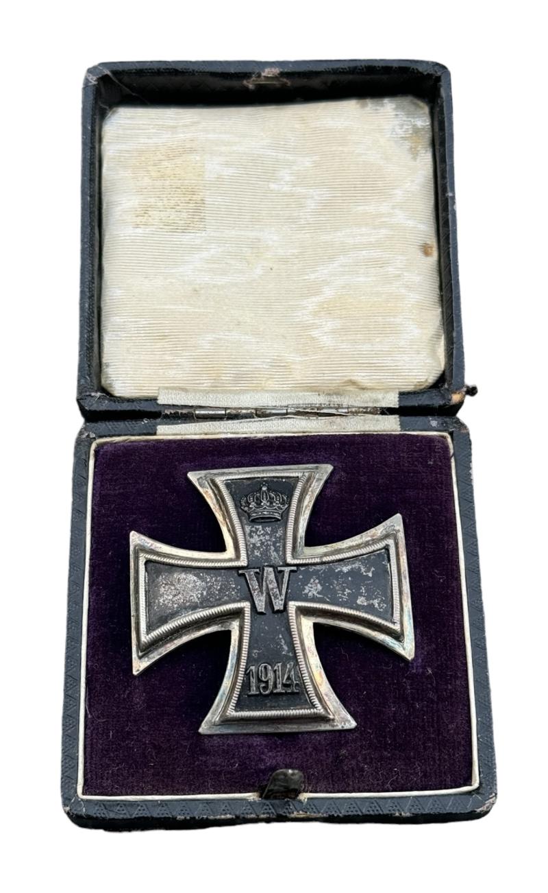 Iron Cross First Class 1914 in Case