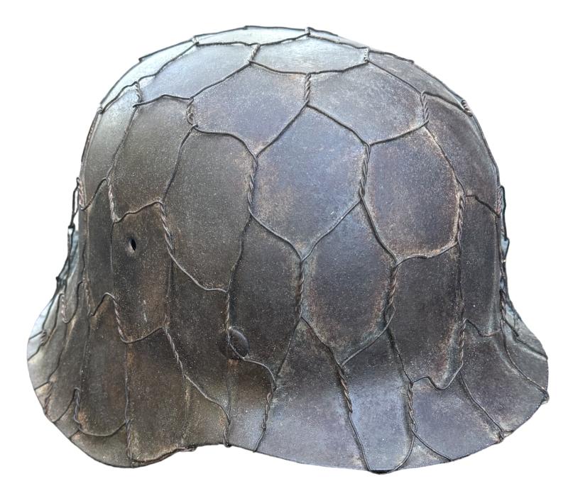 Wehrmacht M42 Chickenwire Helmet