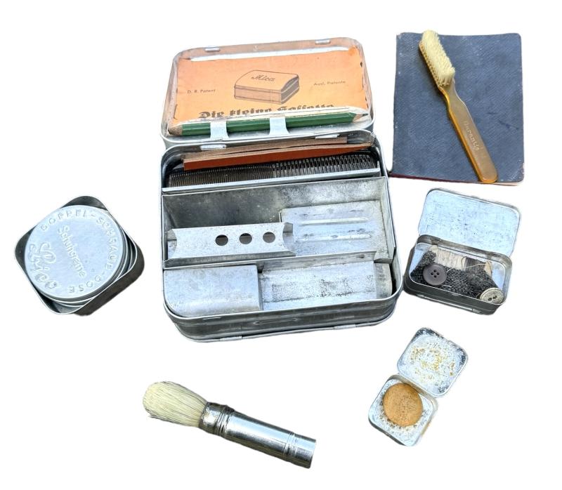 Wehrmacht Mica Cleaning/Polish/Personel Hygiene Box for the M31 Mestin