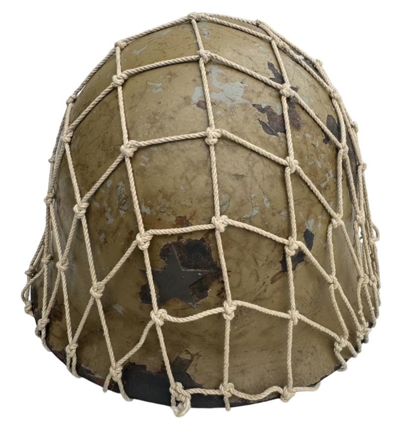 Japanese T90 combat Helmet with camo net