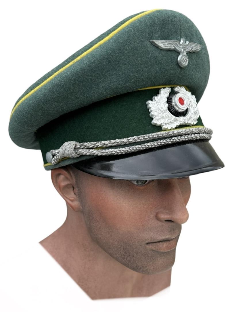 Wehrmacht Nachrichten Officers Visor Cap