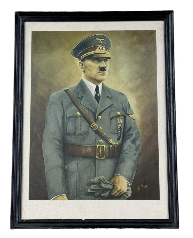 Adolf Hitler Portrait by H.Funk