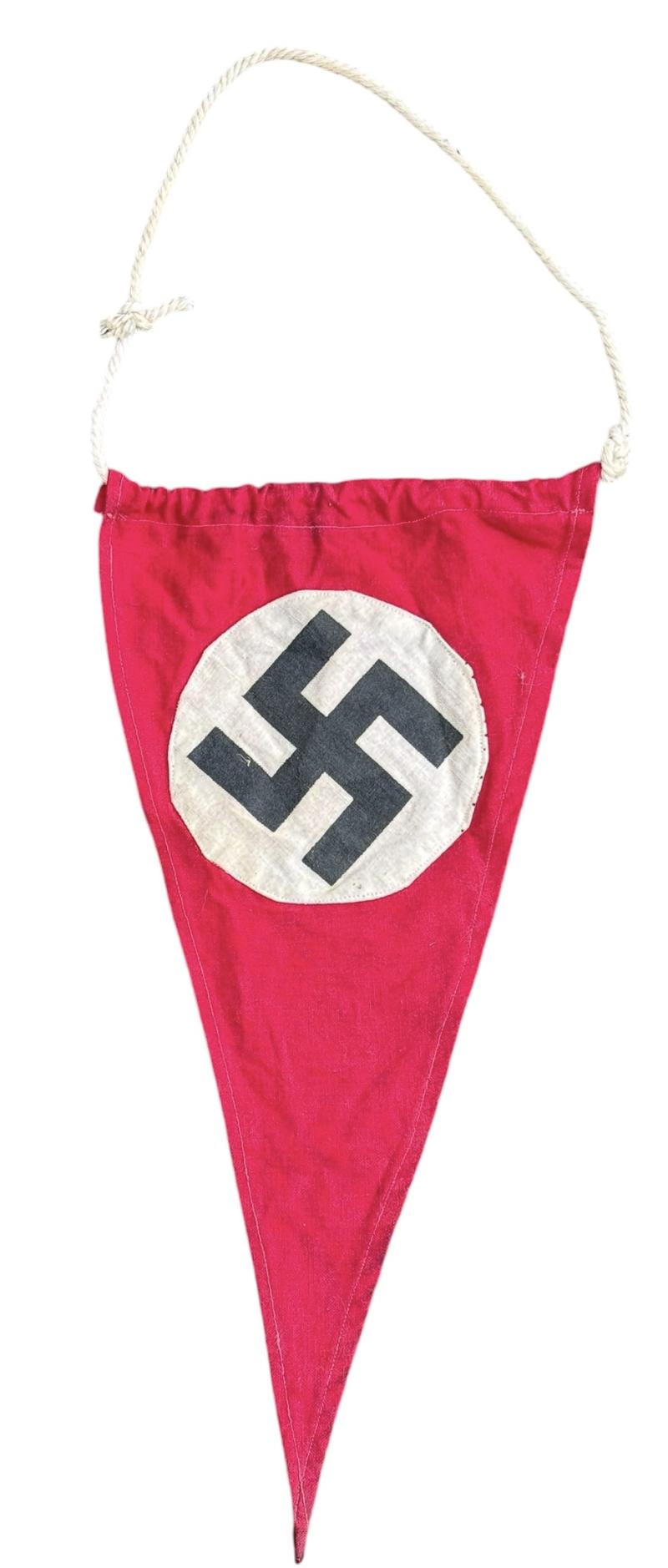 Third Reich Bicycle Pennant