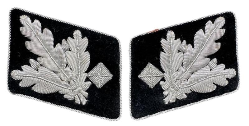 WaffenSS Generals Collar Tabs (Gruppenfuhrer)