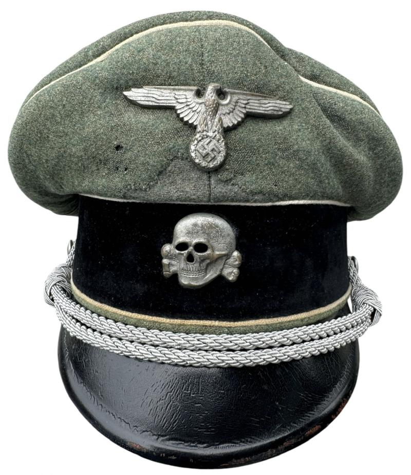 WaffenSS Officers Schirrmutze (Visor Cap)